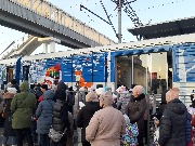 В вагон-ланку сувениров - очередь